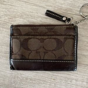 Coach wallet keychain